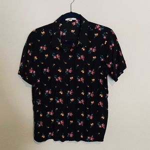 Vans Floral Button Up - Used